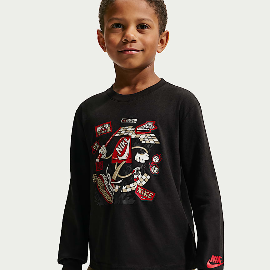 Nike Club Little Kids' French Terry Long-Sleeve Rugby Polo. Nike JP